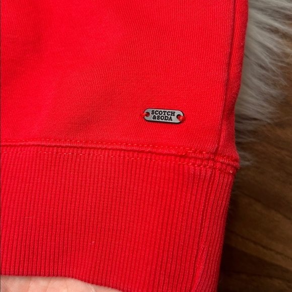 RARE Brutus x AB Scotch & Soda Red Hoodie - Picture 7 of 9